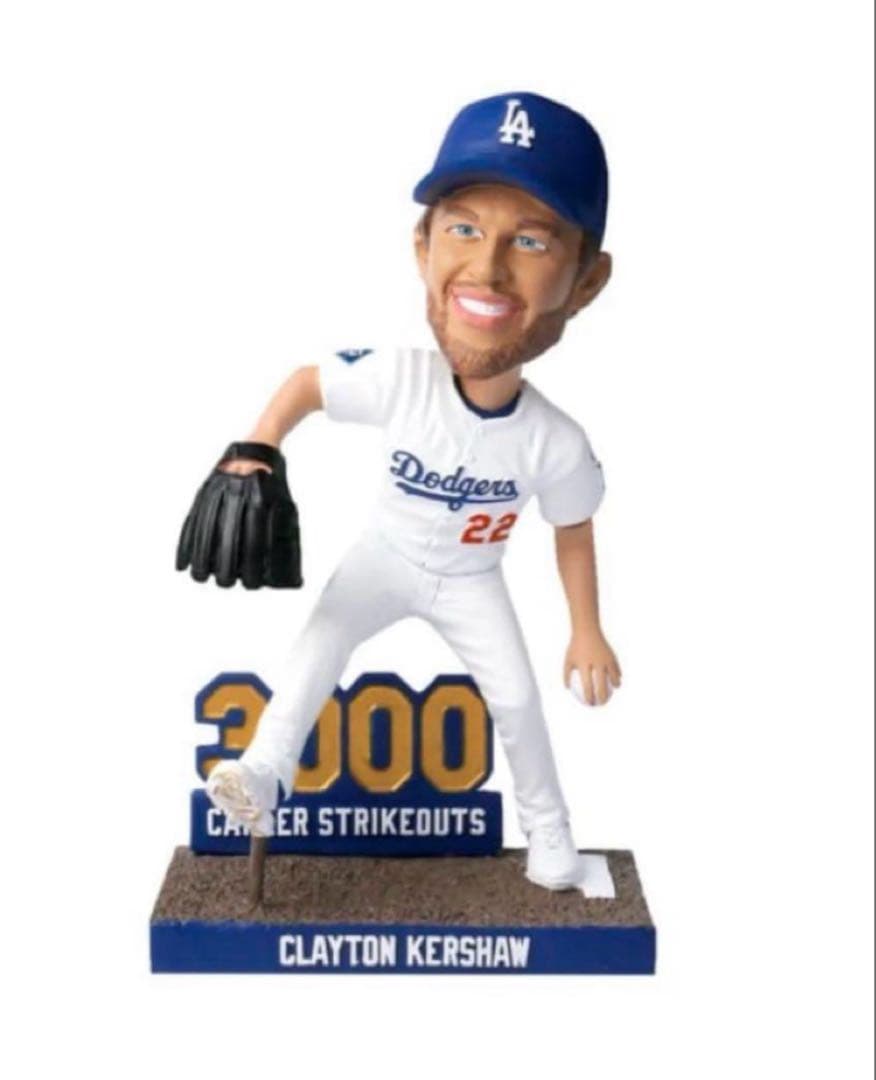 ☆DB　球場限定・非売品ドジャース クレイトンカーショー　ボブルヘッド