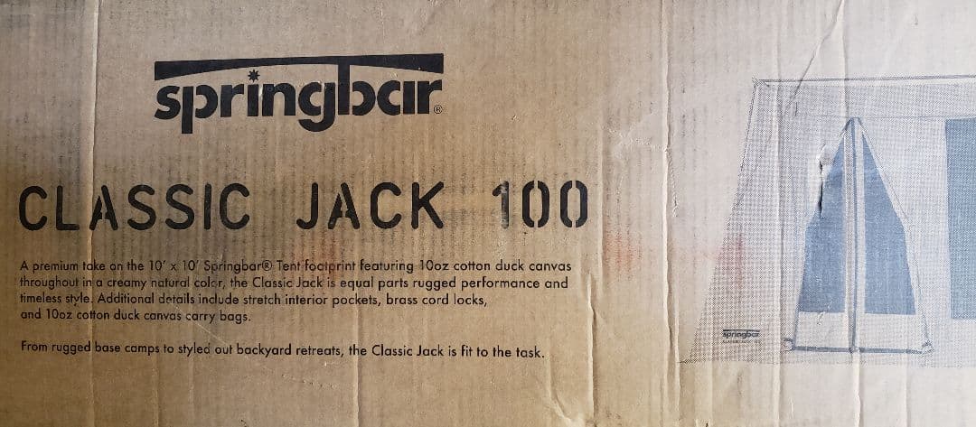 新品未使用　クラシックジャック　100　テント