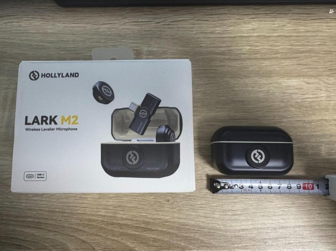 Hollyland Lark M2 ワイヤレスマイク-ピンマイク USB Typ