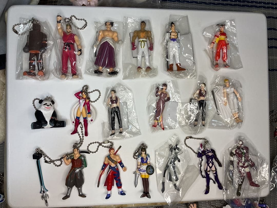 namco ゲームキャラクター キーチェーンフィギュア 60体セット