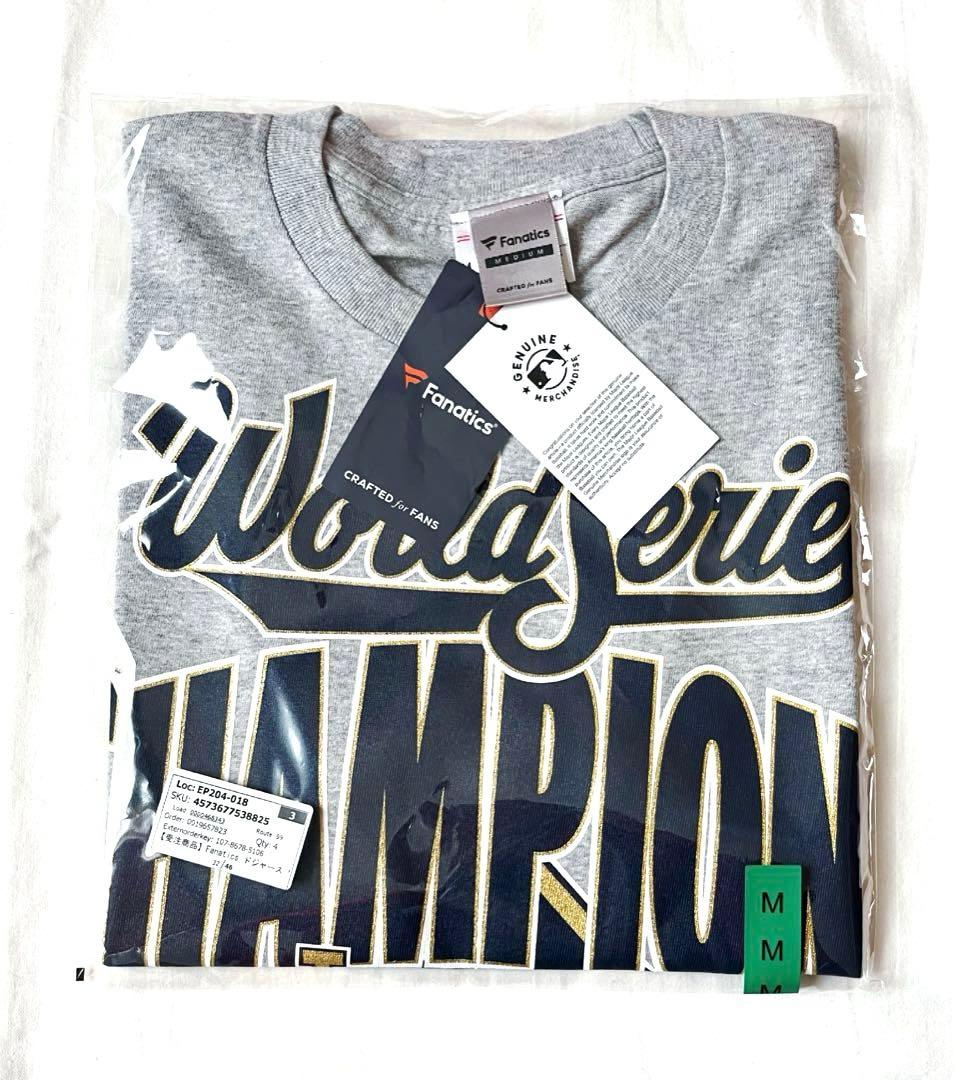 LA Dodgers 2025 ワールドシリーズ優勝記念Tシャツ Mサイズ