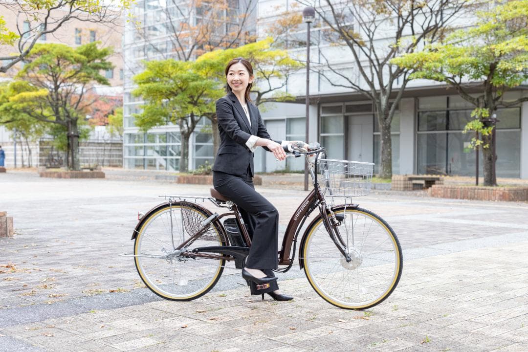 新品/送料無料　26インチ電動自転車　シマノ内装3段変速 型式認定取得 ブルー