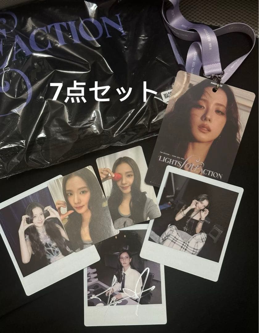 BLACKPINK ジス AMORTAGE マカオfm入場者限定ポラロイドセット
