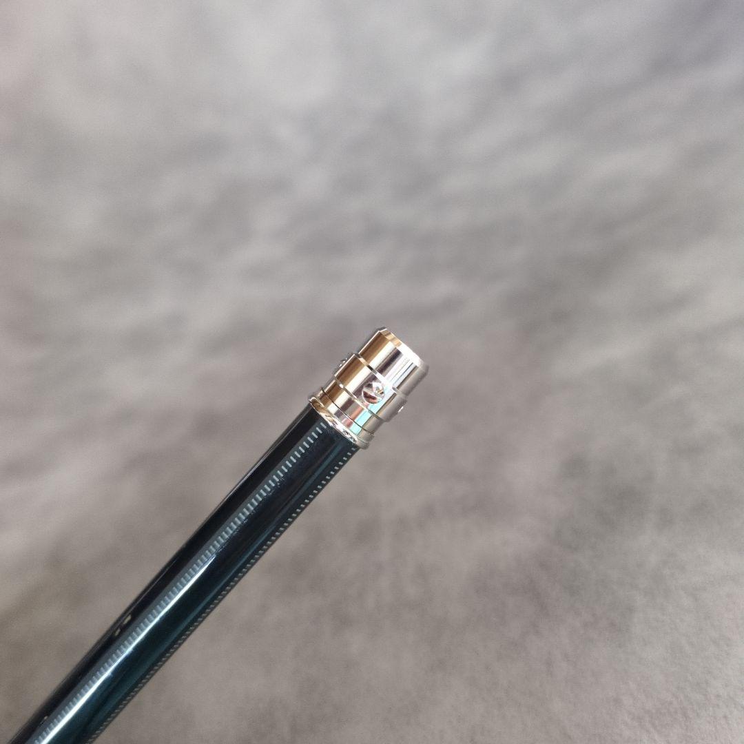 Cartier　カルティエ ツイスト式 ボールペン ブラック　シルバー