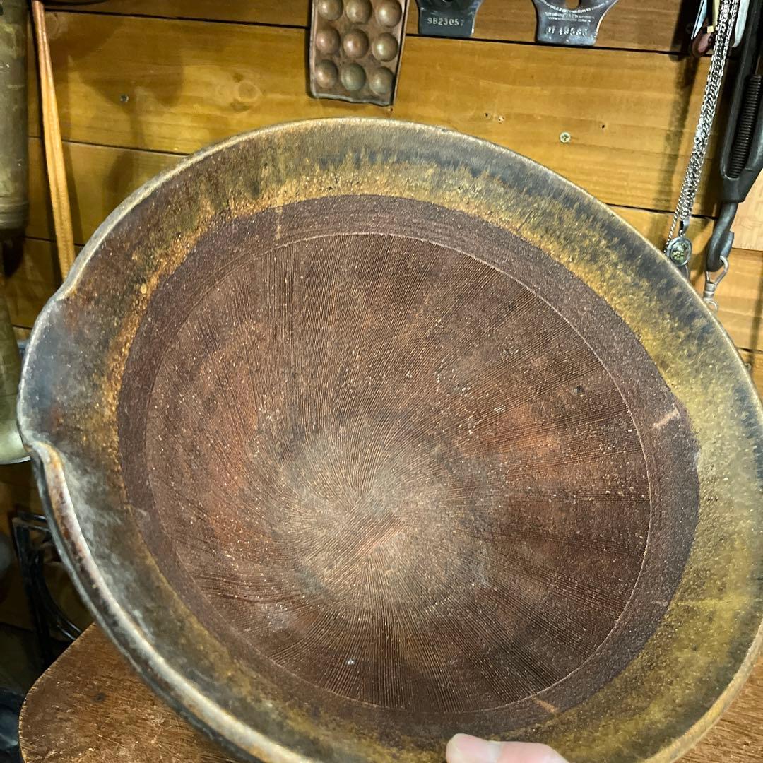 アンティークすり鉢片口