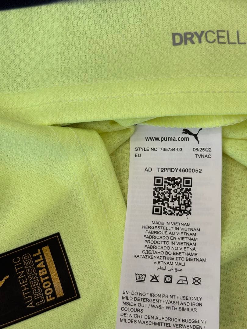 正規品 新品 マンチェスターシティ 22/23 3rd CLデ・ブライネ M