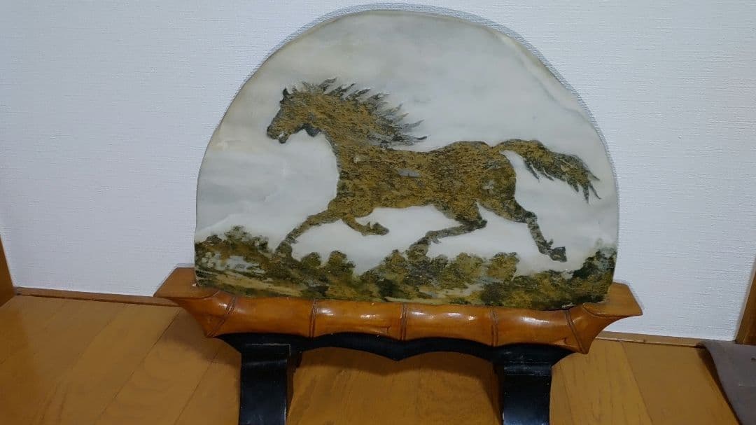 馬の彫物、インテリア置物