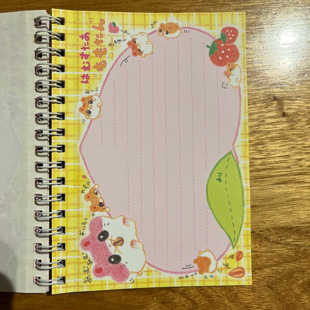 平成レトロ　カミオジャパン　はむすたあももたん　ハムスター　Wリングメモ