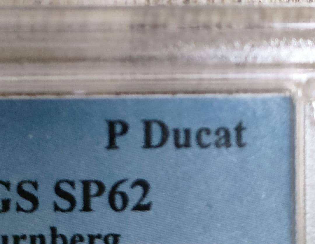 【都市景観】1800-01年 ニュルンベルク ダカット 銀打ち 試鋳貨SP62