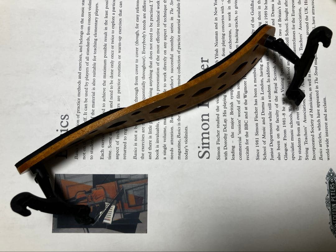 高級　バイオリン　肩当て　コルフカーレスト　美品