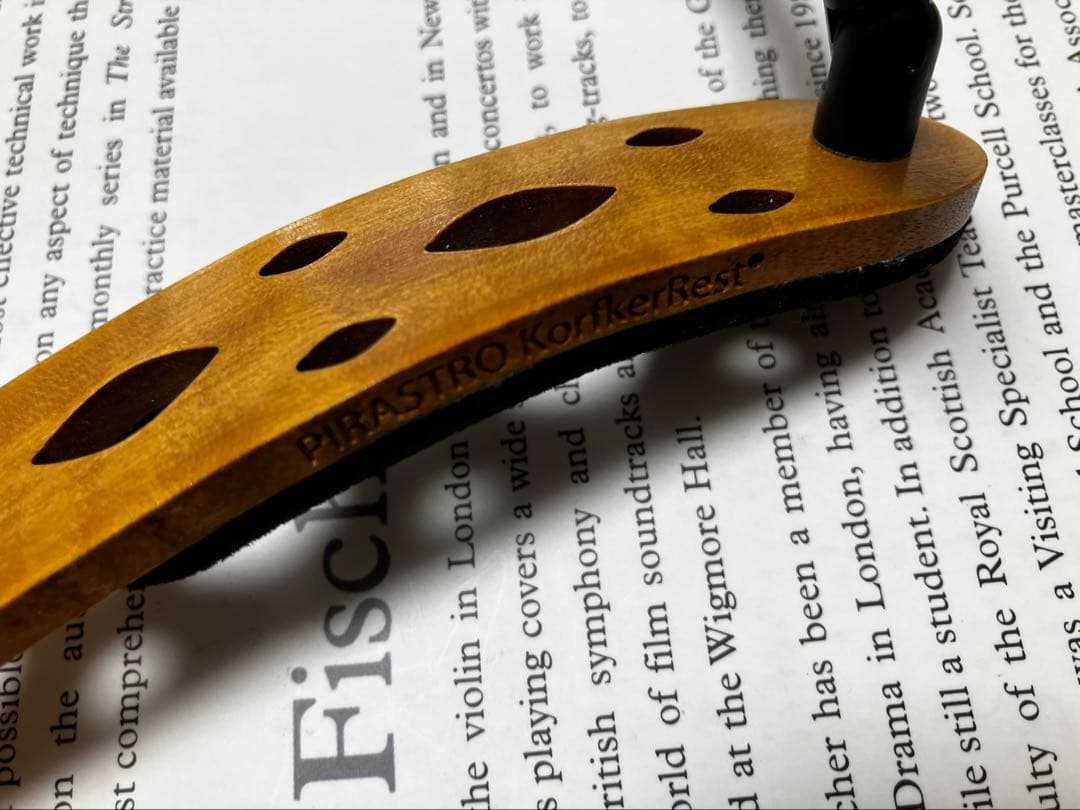 高級　バイオリン　肩当て　コルフカーレスト　美品