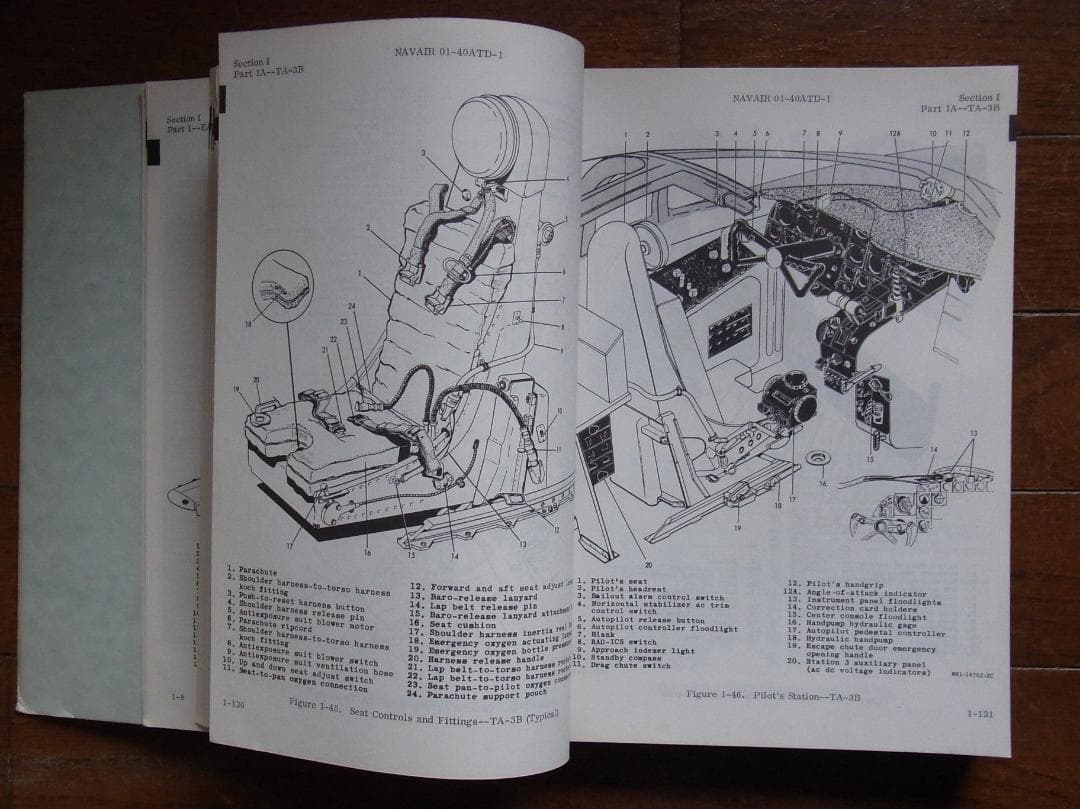1967年米海軍ダグラスEA-3B, TA-3B フライトマニュアル