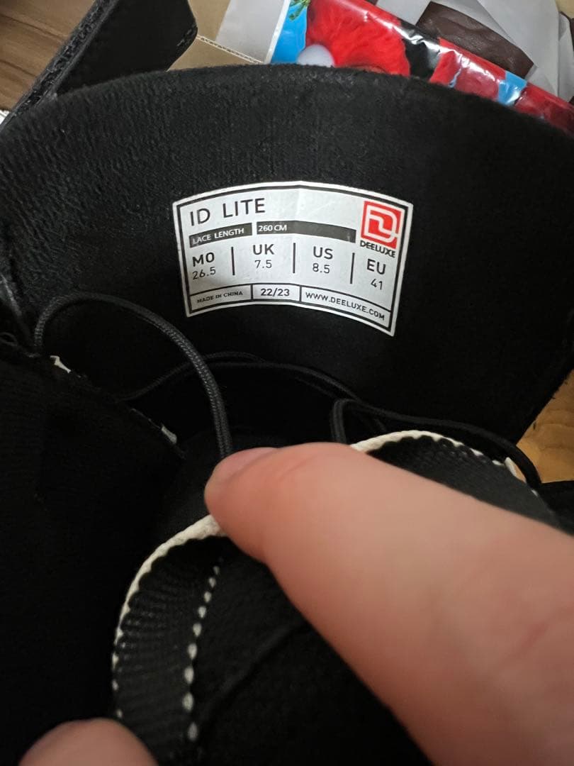 DEELUXE スノーボードブーツ ブラック Id literally