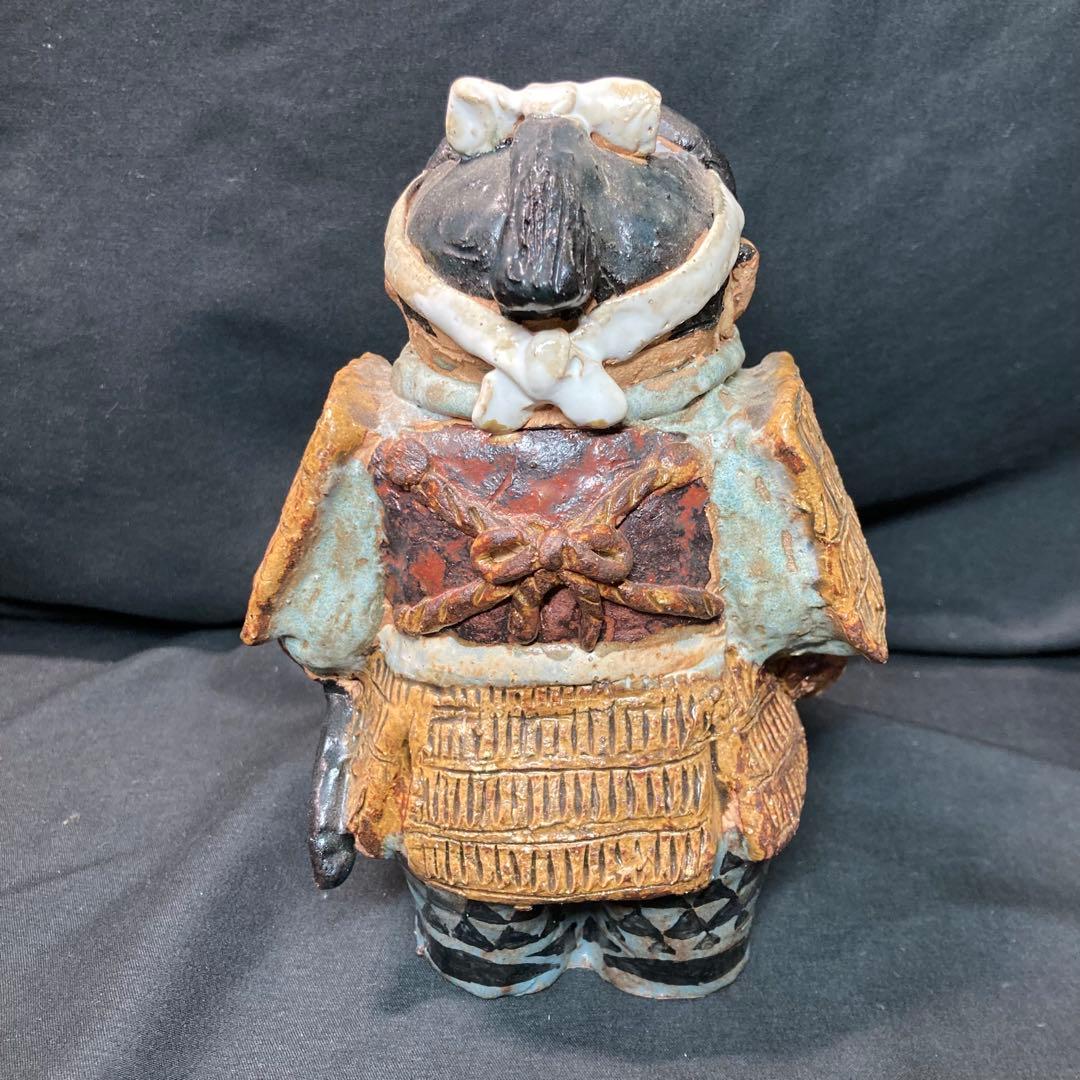 【美品】ささきようこ 陶人形 桃太郎とお供 4点セット