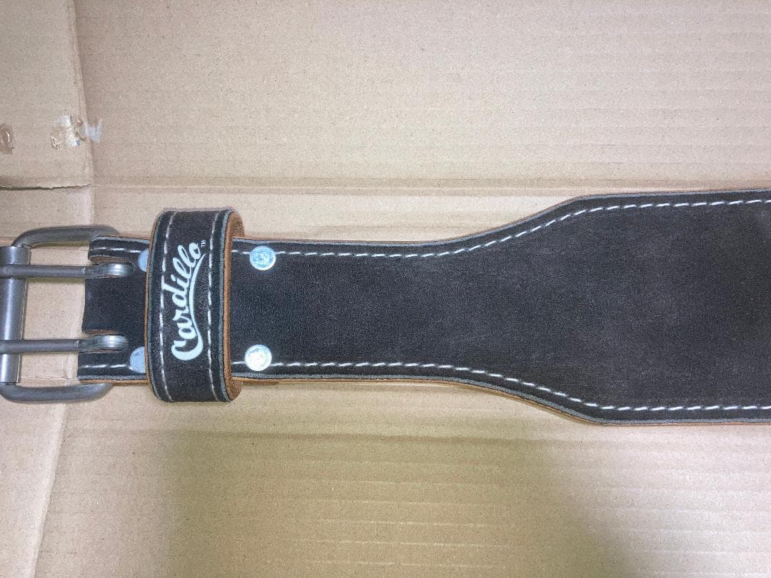 カーディロ Cardillo トレーニングベルト リフティングベルト 牛本革