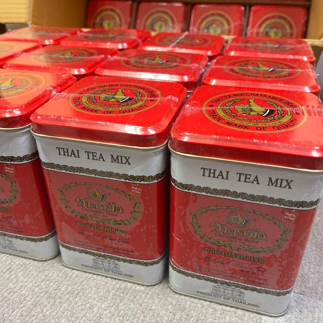 新品未開封 タイティー ×24缶 THAI TEA MIX チャトラムー