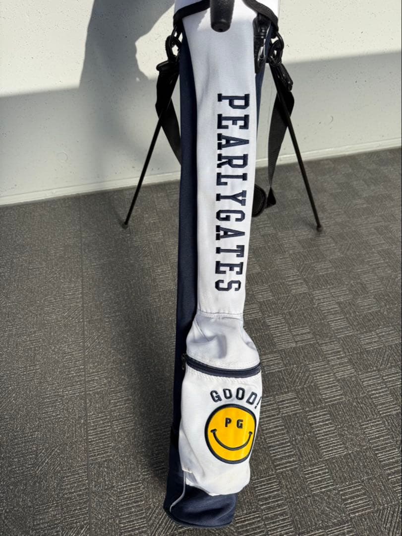 party gates パーリーゲーツゴルフ　サブバッグ　キャディーバッグ　白