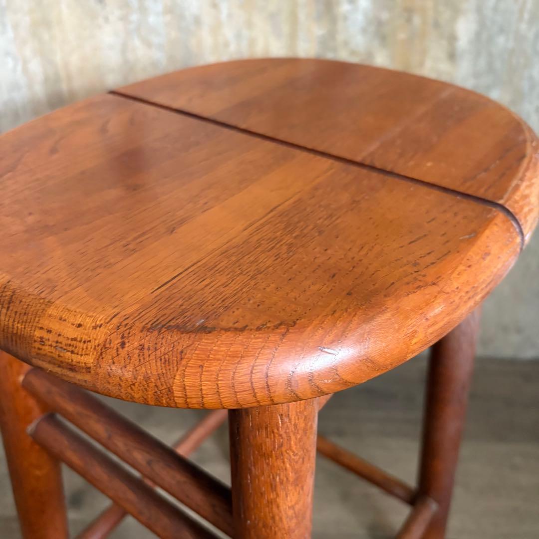 オールドカリモク　ヴィンテージ　スツール　②