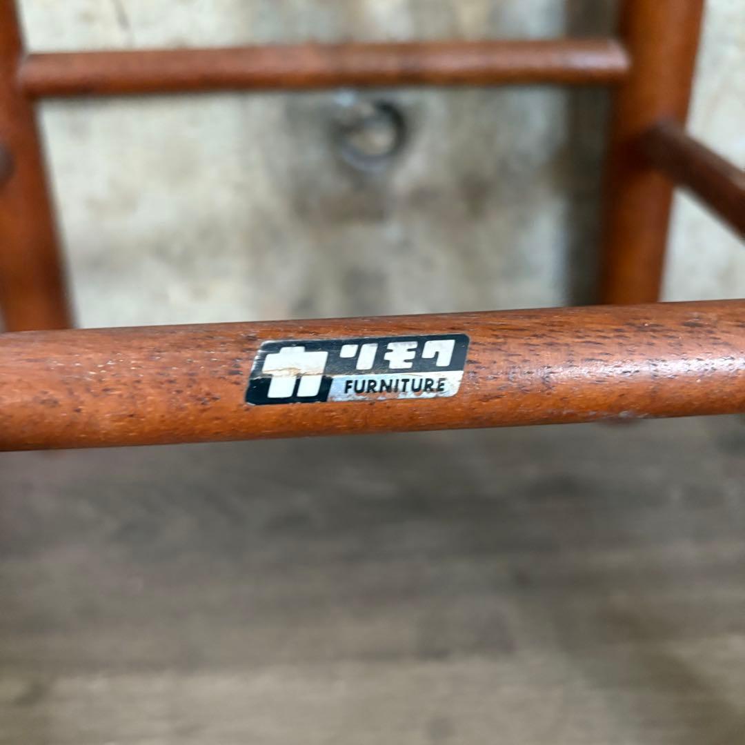 オールドカリモク　ヴィンテージ　スツール　②