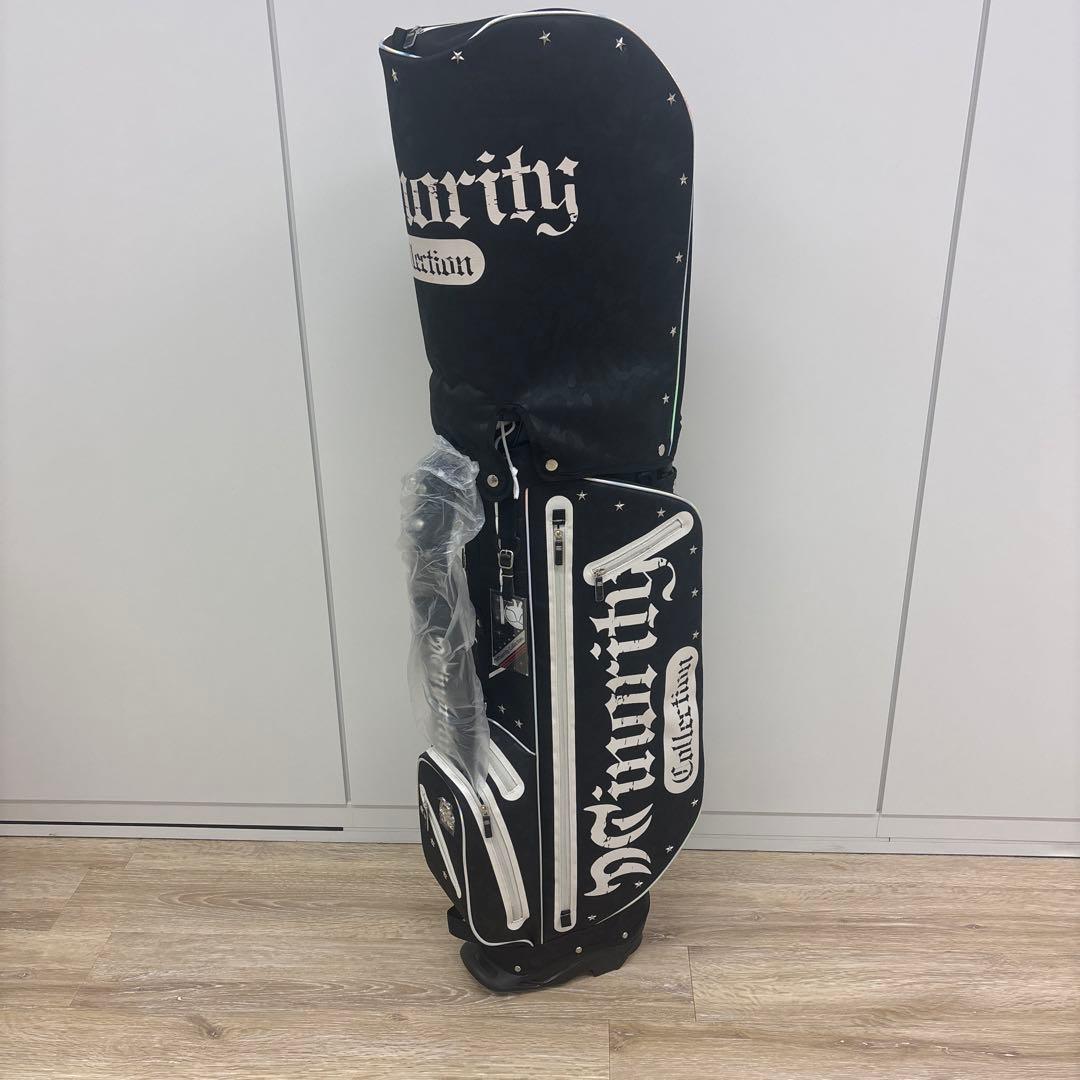 マイノリティ スタンドキャディバック ブラック×ホワイト