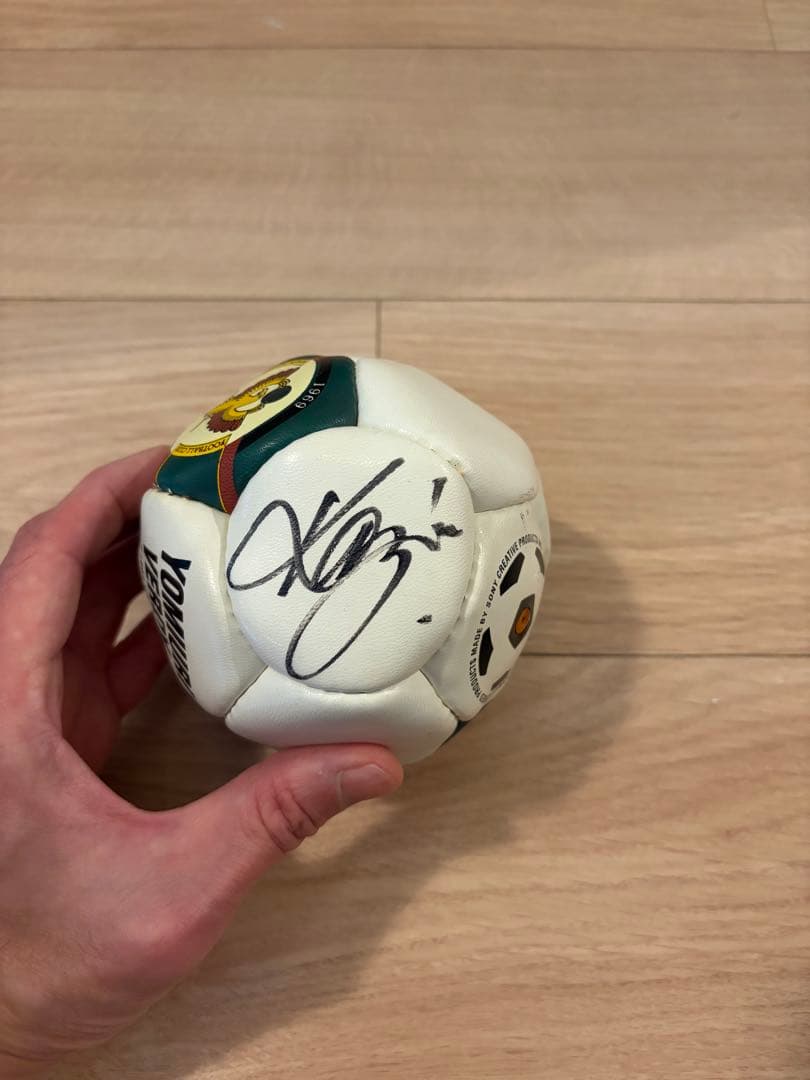 三浦知良　カズ　KAZU サインボール　ヴェルディ川崎　Verdy