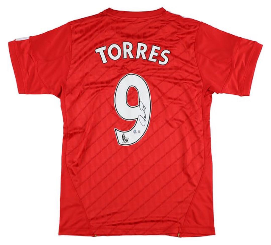 リバプール トーレス サイン入 ベケット鑑定済