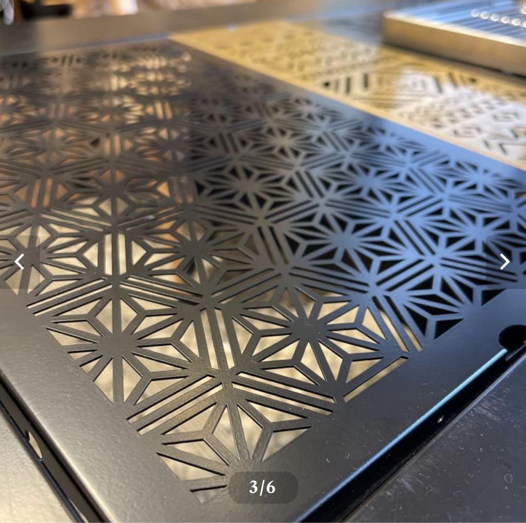 802products 麻の葉柄ワンユニットプレート