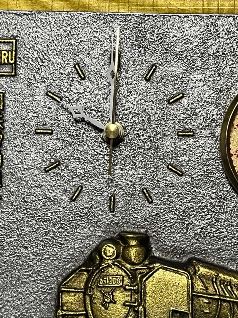 国鉄労働組合、時計、湿度計付き置き物！レアな品です！