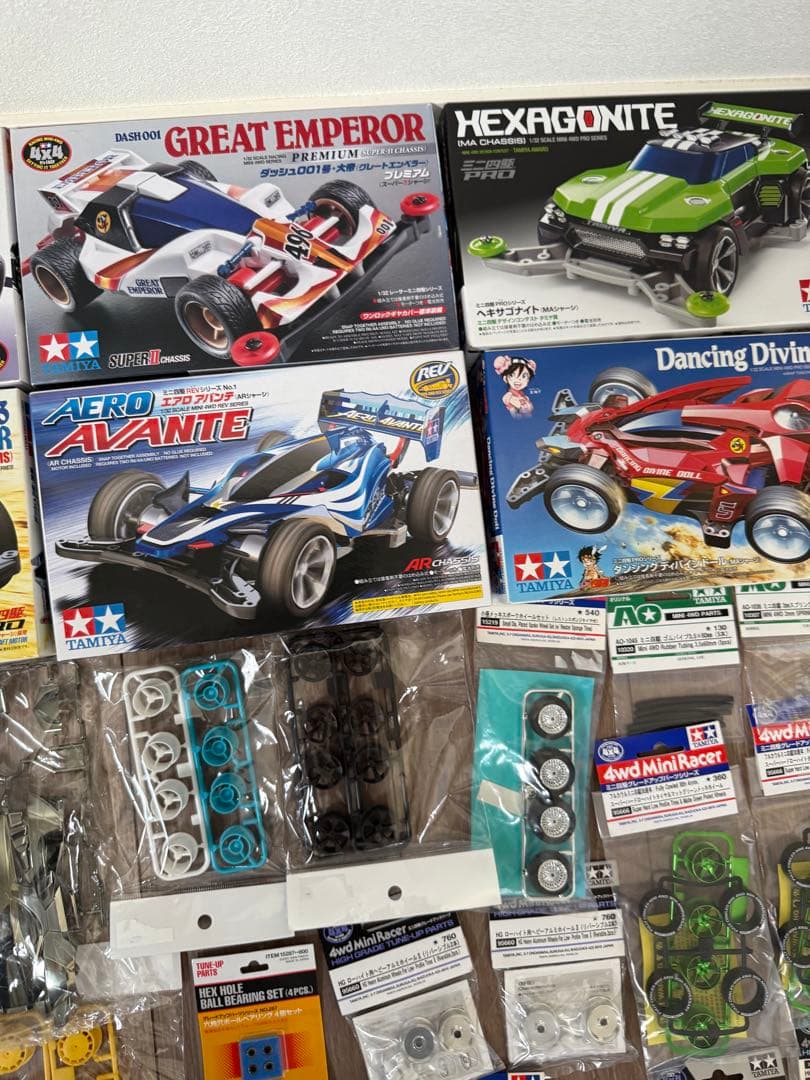 ミニ四駆　グレードアップパーツシリーズ　未使用　品詰合　スライドダンパーカーボン