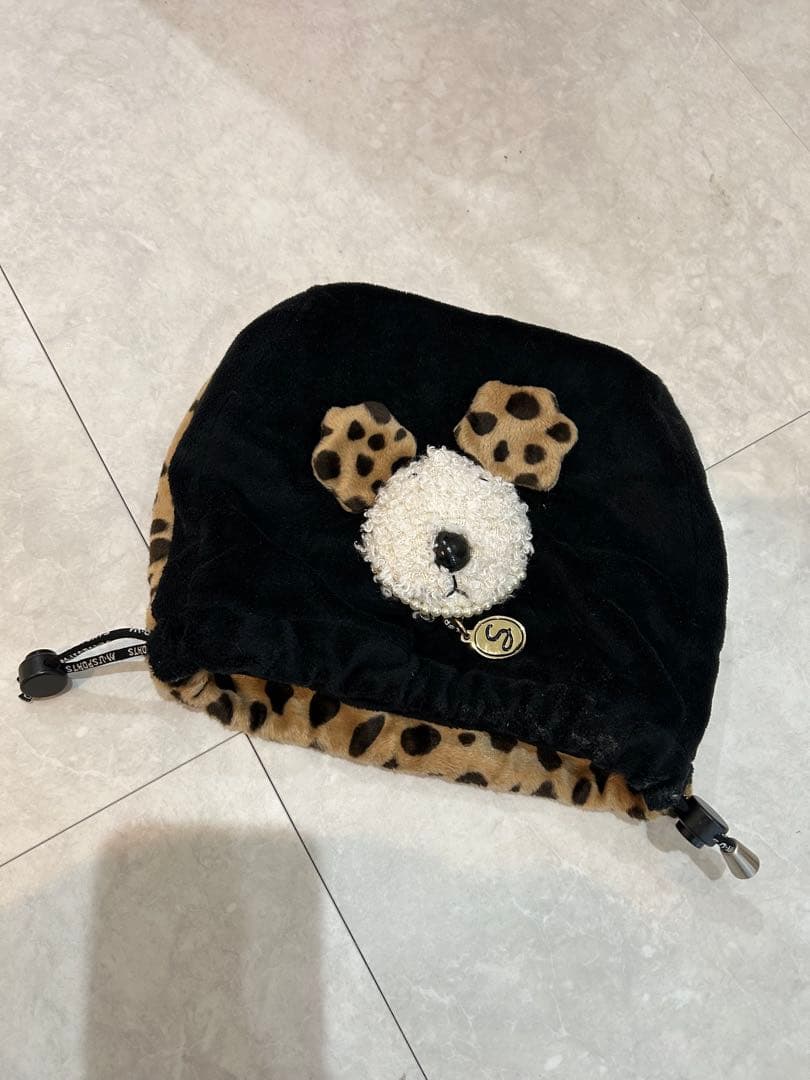 ゴルフバッグ　キャスター付　郵便バッグ付&ヘッドカバー付　pink MU