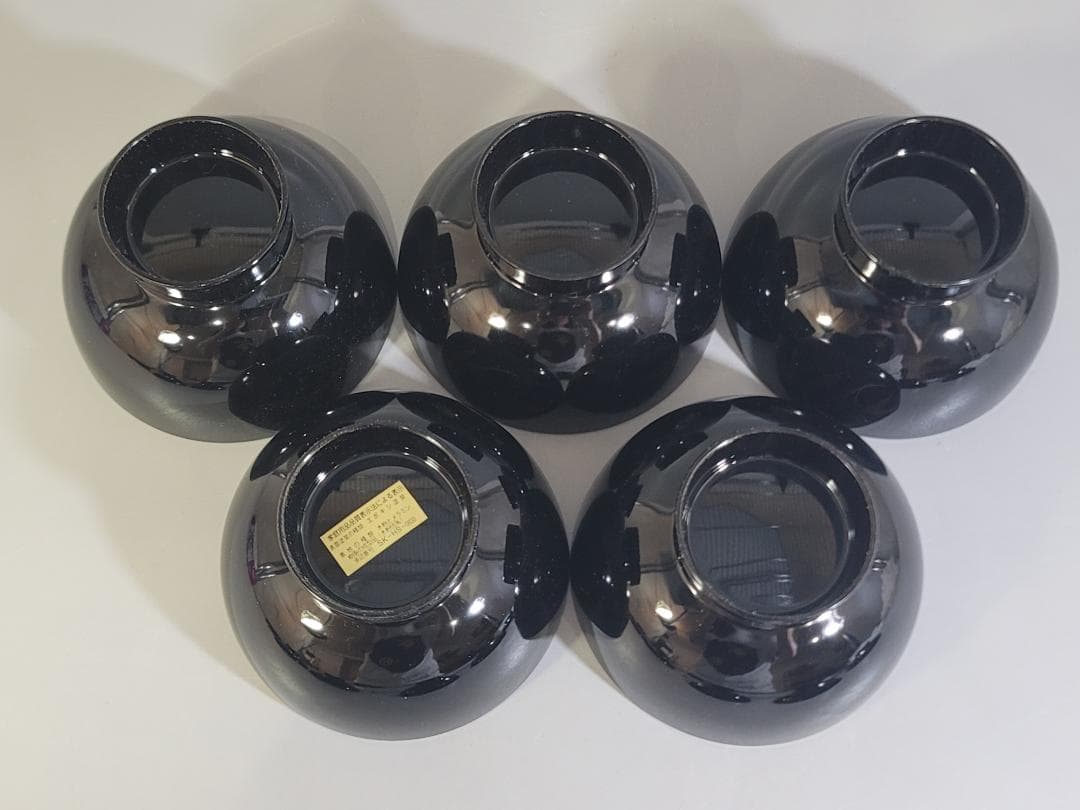 会津塗 吸物碗 五客 共箱 未使用 DT338