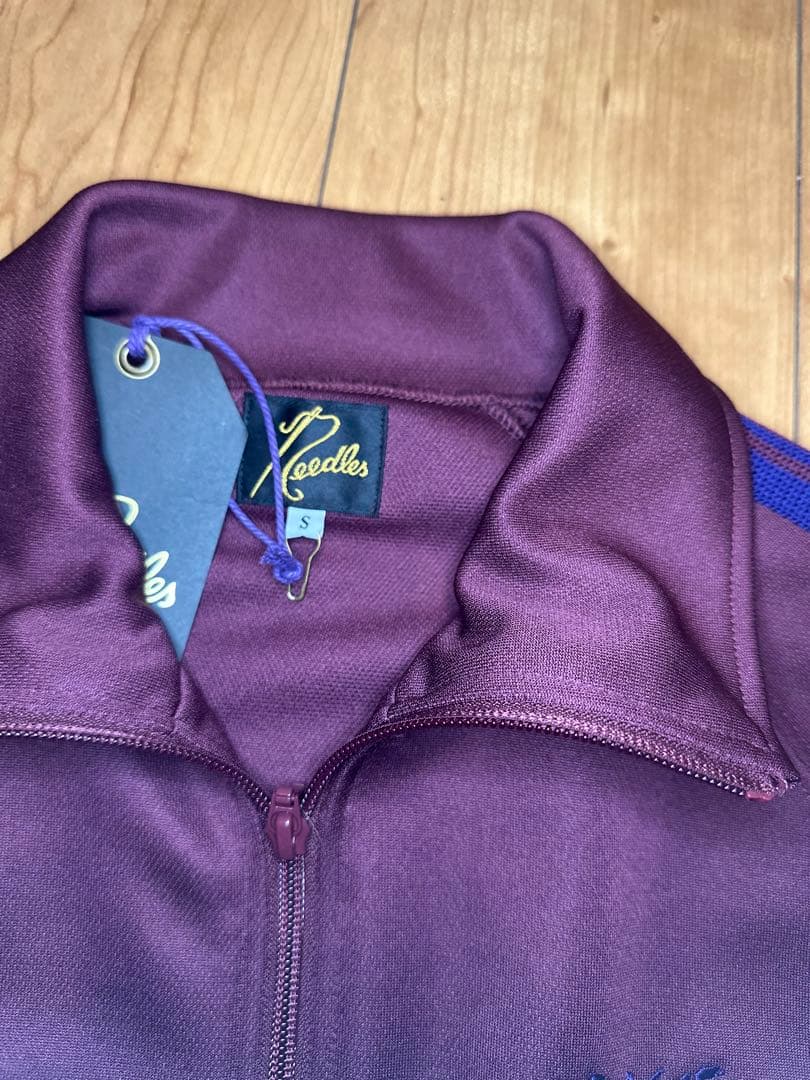 新品未使用 Nebdlles Track Jacket.Poly Wine-S