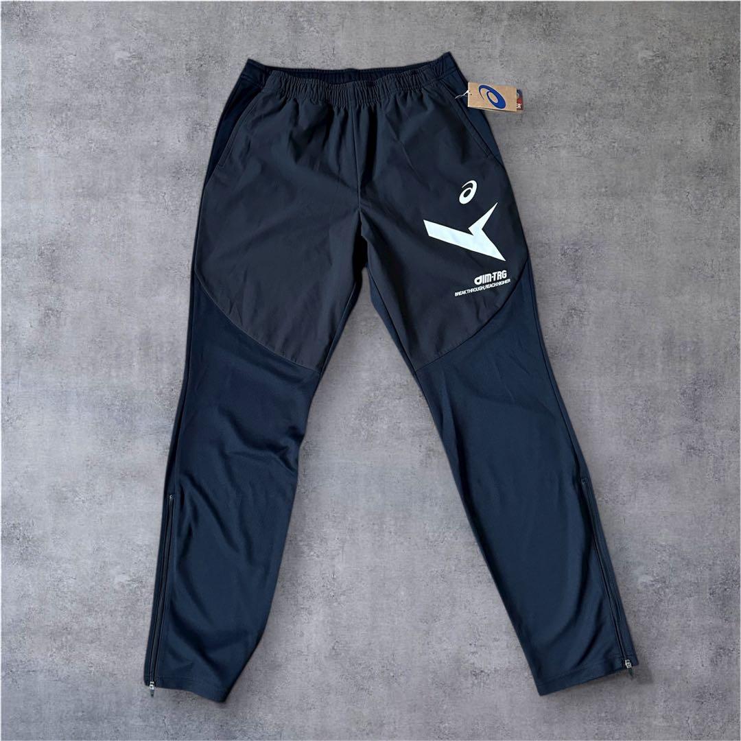 asics AIM-TRGウインドバリアハイブリッドニットパンツ 新品タグ付き