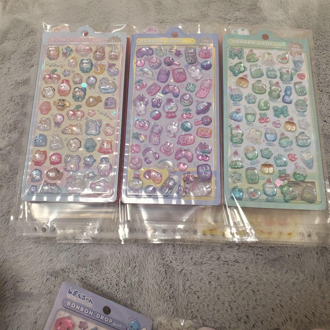 新品　ボンボンドロップシール他