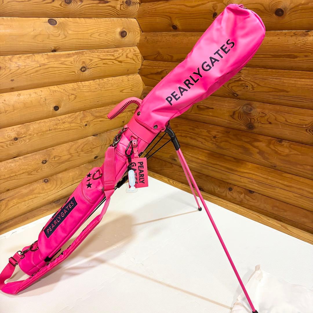 【極美品】PEARLY GATES パーリーゲイツ セルフスタンドバッグ