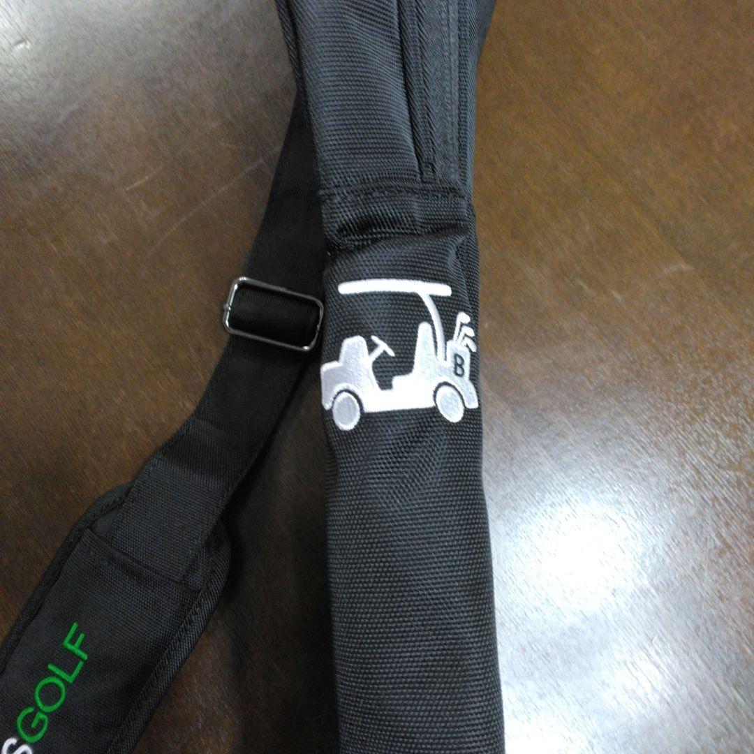 【美品】BEAMS GOLF クラブケース ブラック ゴルフバッグ 黒 ビームズ