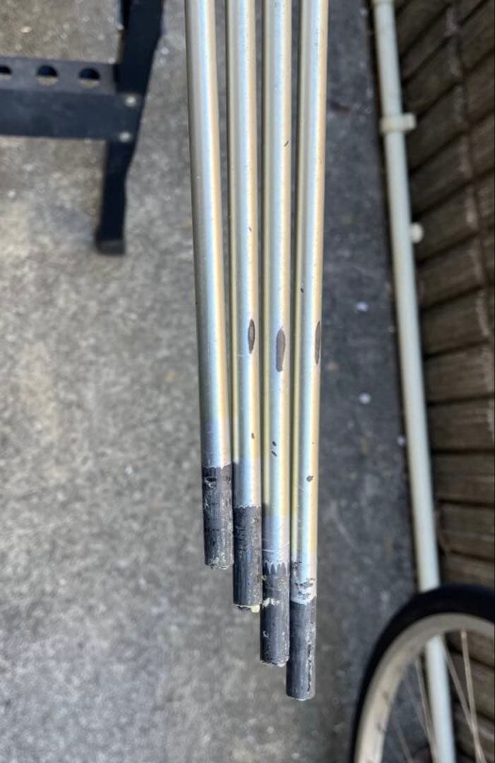 中古　アイアン用カーボンシャフト　MCI 60-R　4本　フジクラ