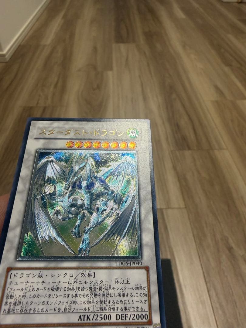 スターダストドラゴン　レリーフ　TDGS-JP040