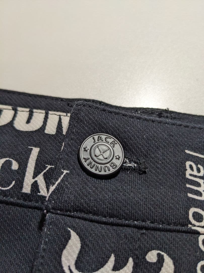 新品未使用タグ付き★JACKBUNNY ロゴプリント ブラックスカート　人気