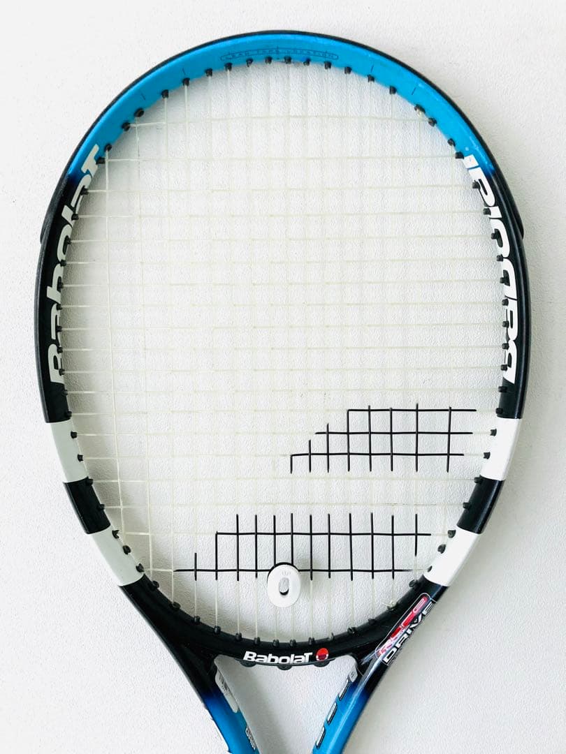 【希少】バボラ『ピュアドライブチーム』テニスラケット／G2／ブルー／初心者／美品