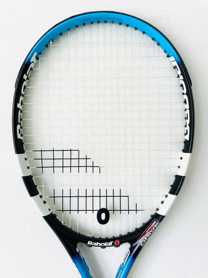【希少】バボラ『ピュアドライブチーム』テニスラケット／G2／ブルー／初心者／美品