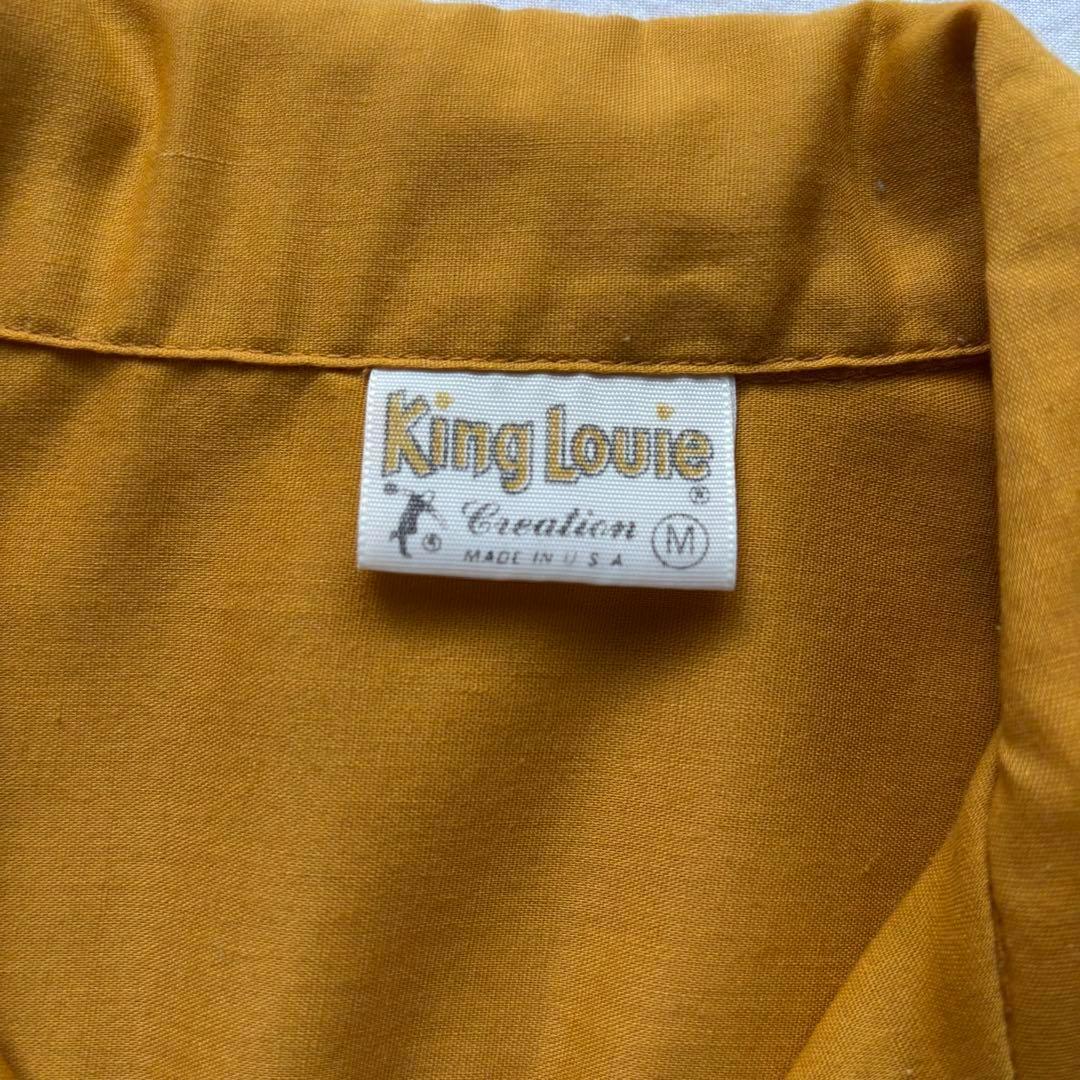 King Louie ボーリングシャツ　イエロー　Mサイズ　アメカジ　70s