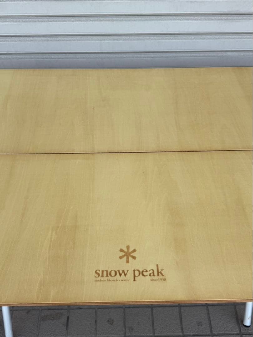 本日限定値下げ★peak ワンアクションテーブルロング　スノーピーク