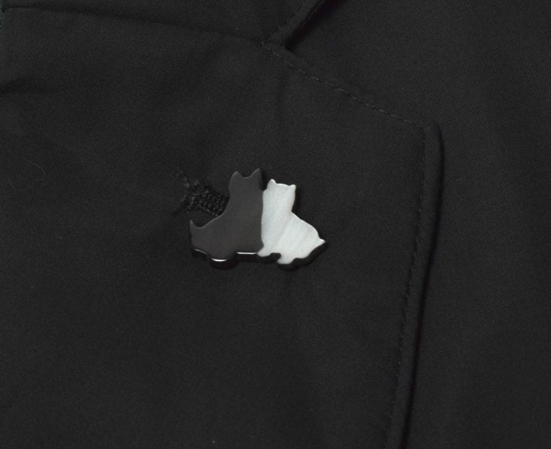 Mサイズ ★ ブラック＆ホワイト テーラードジャケット BGF0400MA ③併