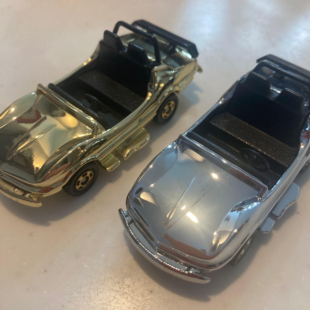 トイステーション　トミカ　 ゴールド シルバー 4台セット
