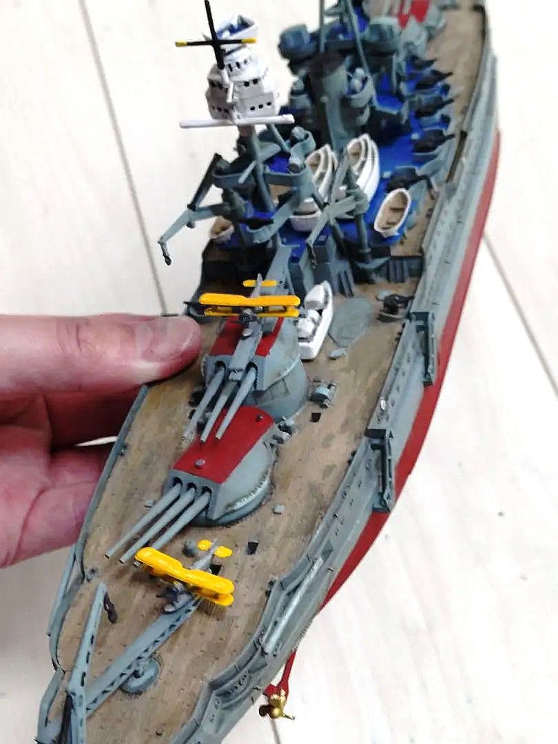 〚塗装済み完成品〛1/500　大型模型 　戦艦アリゾナ