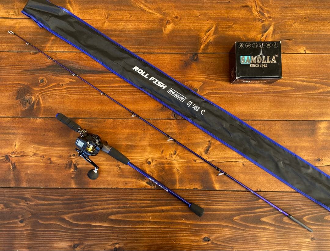 ジギングセット　レフトハンドル　C562MH スロージギング　オフショアロッド