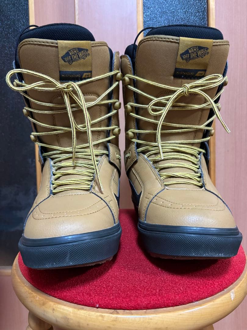 1000円値引 vansブラウン スノーボードブーツ 男性用25.5cm