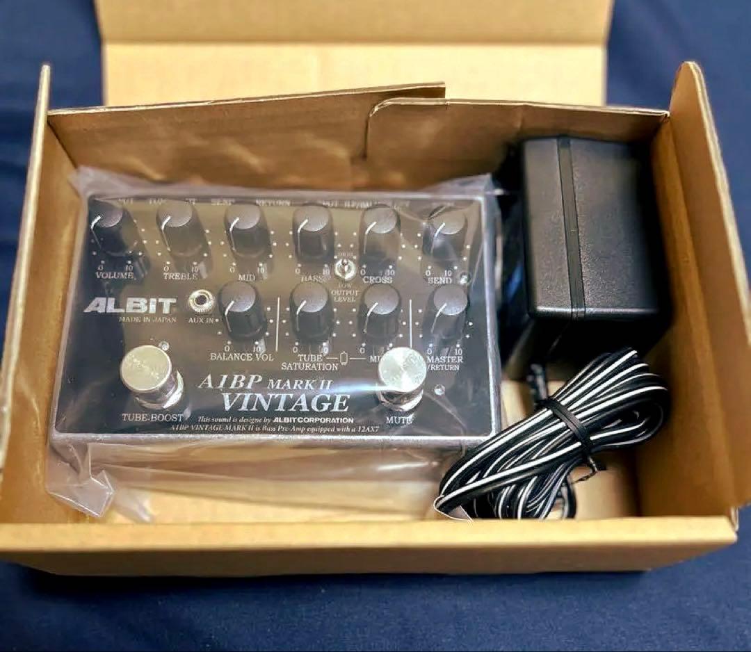 新品 ALBIT A1BP MARK II VINTAGE ベースプリアンプ