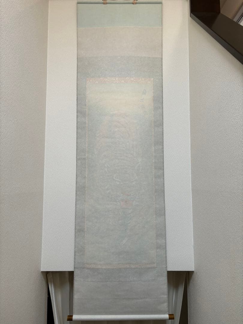 良品　掛け軸　大峰　猛虎　縁起物　虎